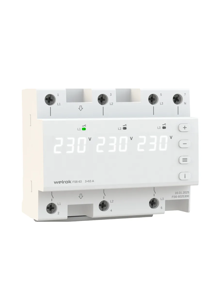 Переключатель фаз Welrok FS6-63